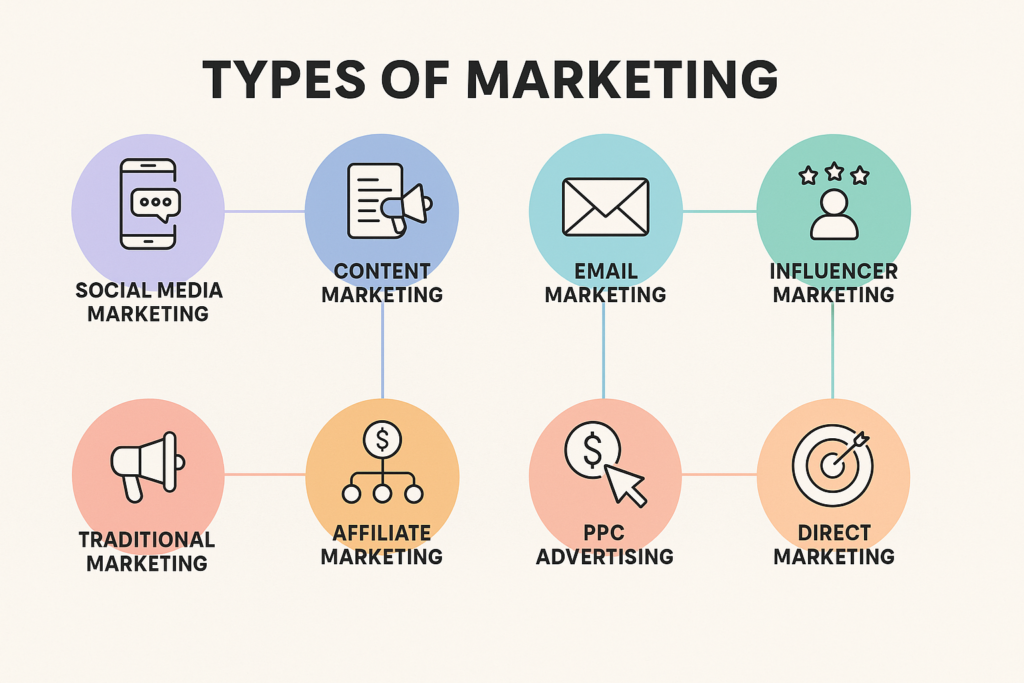 types of digital marketing